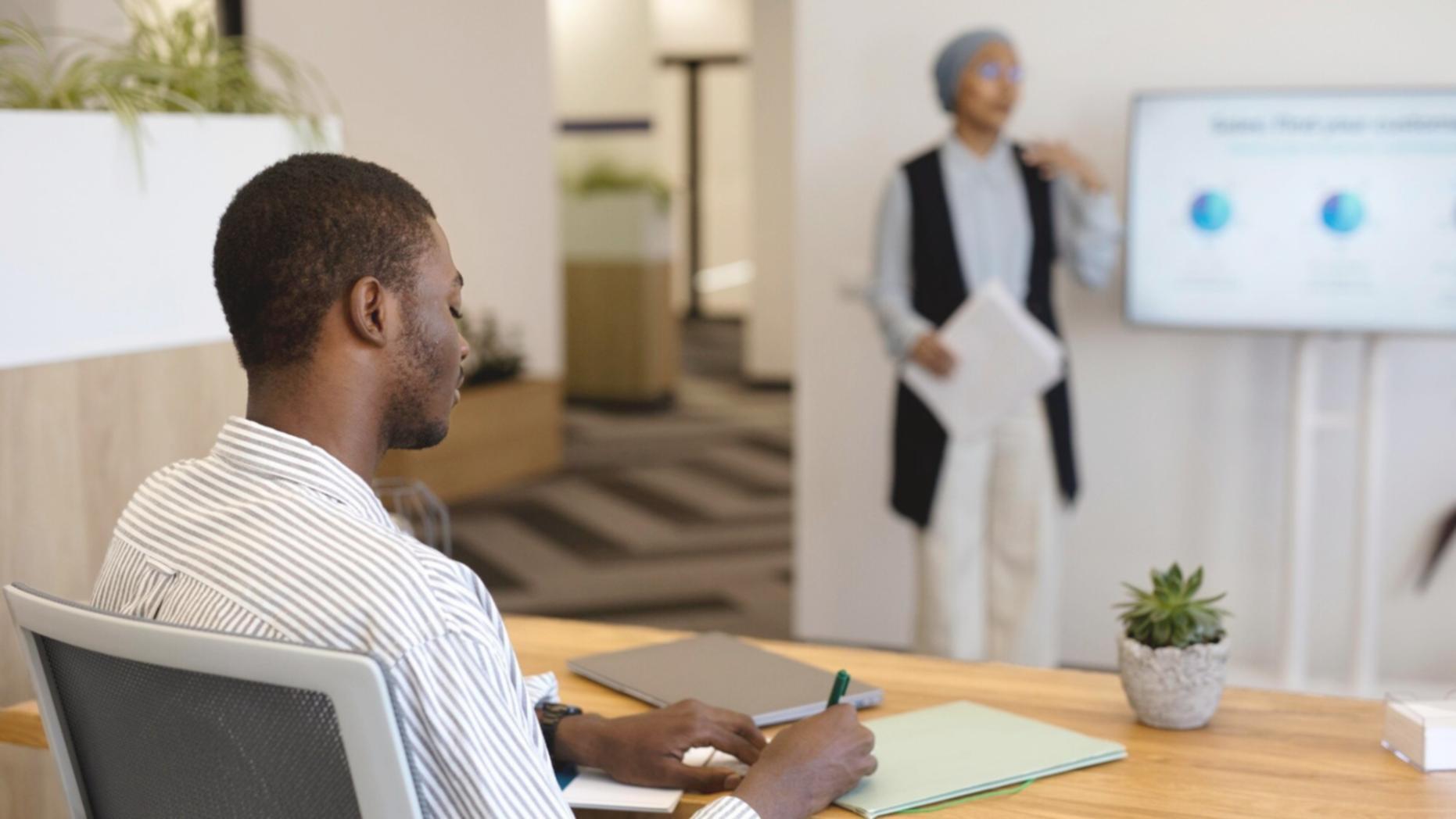 Professional trading setup with multiple monitors displaying market charts and technical indicators